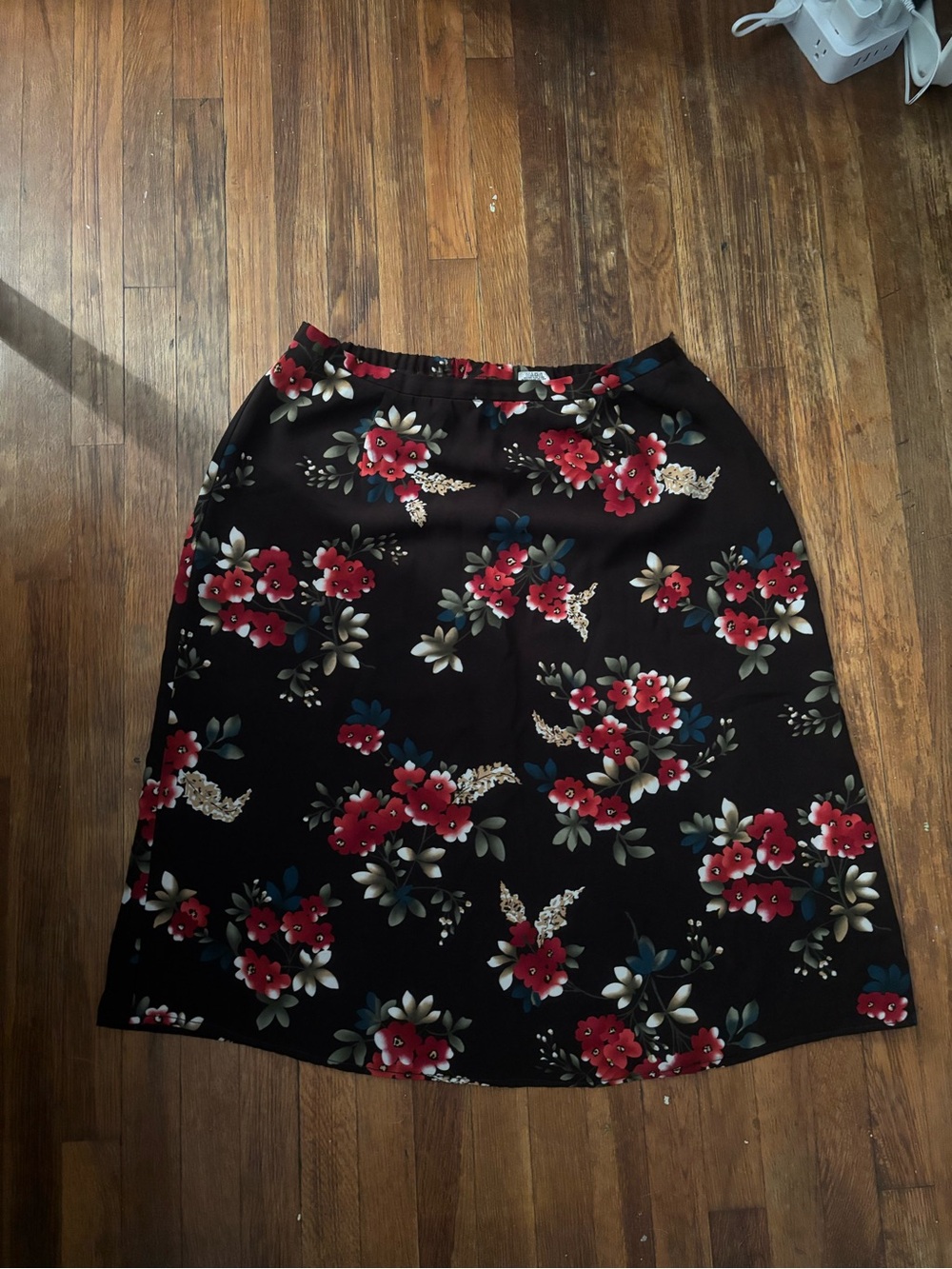 kathie lee floral skirt